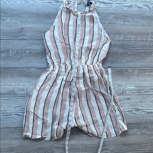 Marc Striped Pink and White Romper - Picture 6 of 6